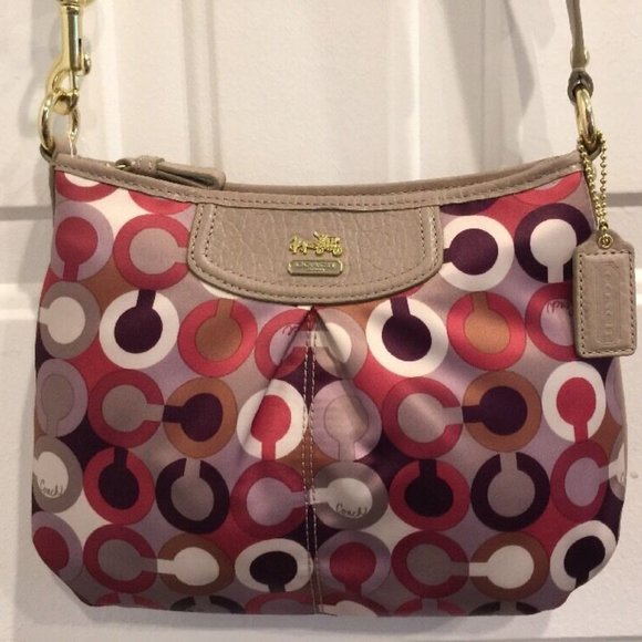 NWT Coach Madison Graphic Op Art FSH Swingpack Crossbody VINTAGE
